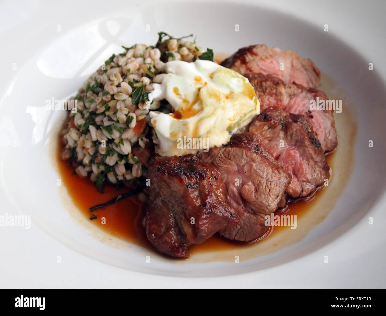 roast beef and barley at Roast, London Stock Photo Alamy