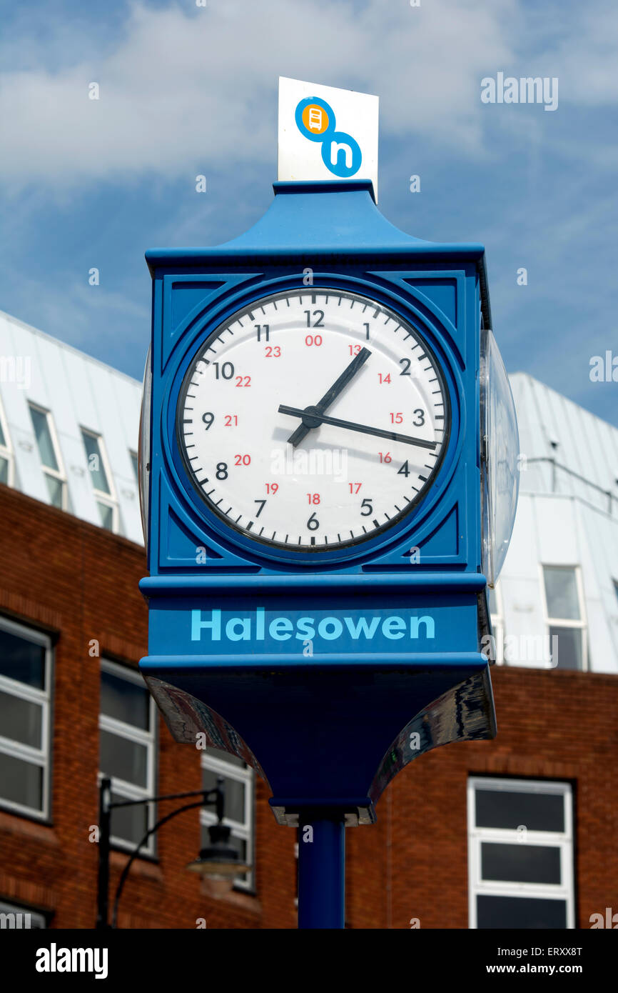 Halesowen Bus Station clock, West Midlands, England, UK Stock Photo Alamy