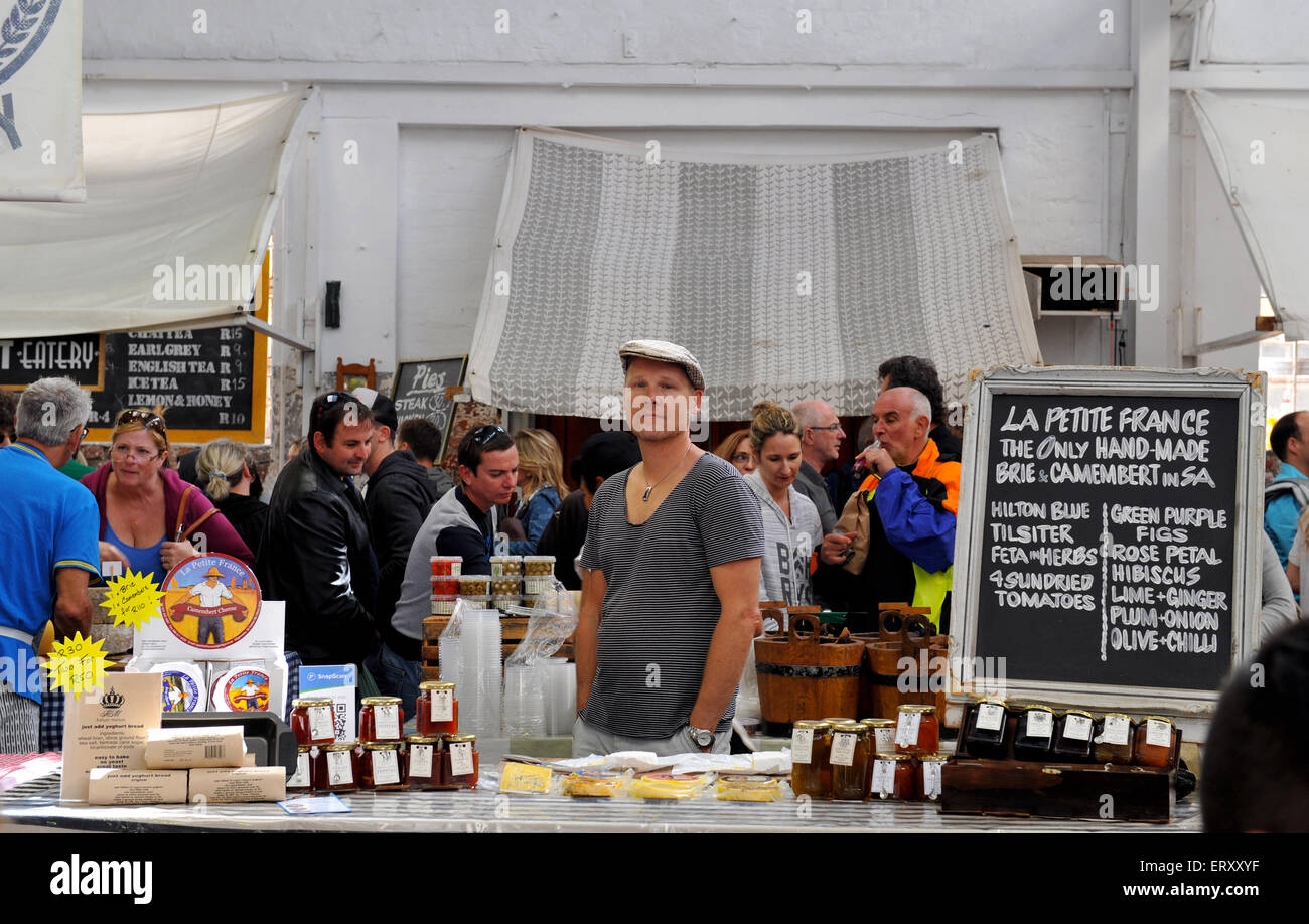 The Old Biscuit Mill market, Woodstock, Cape Town, South Africa Stock Photo