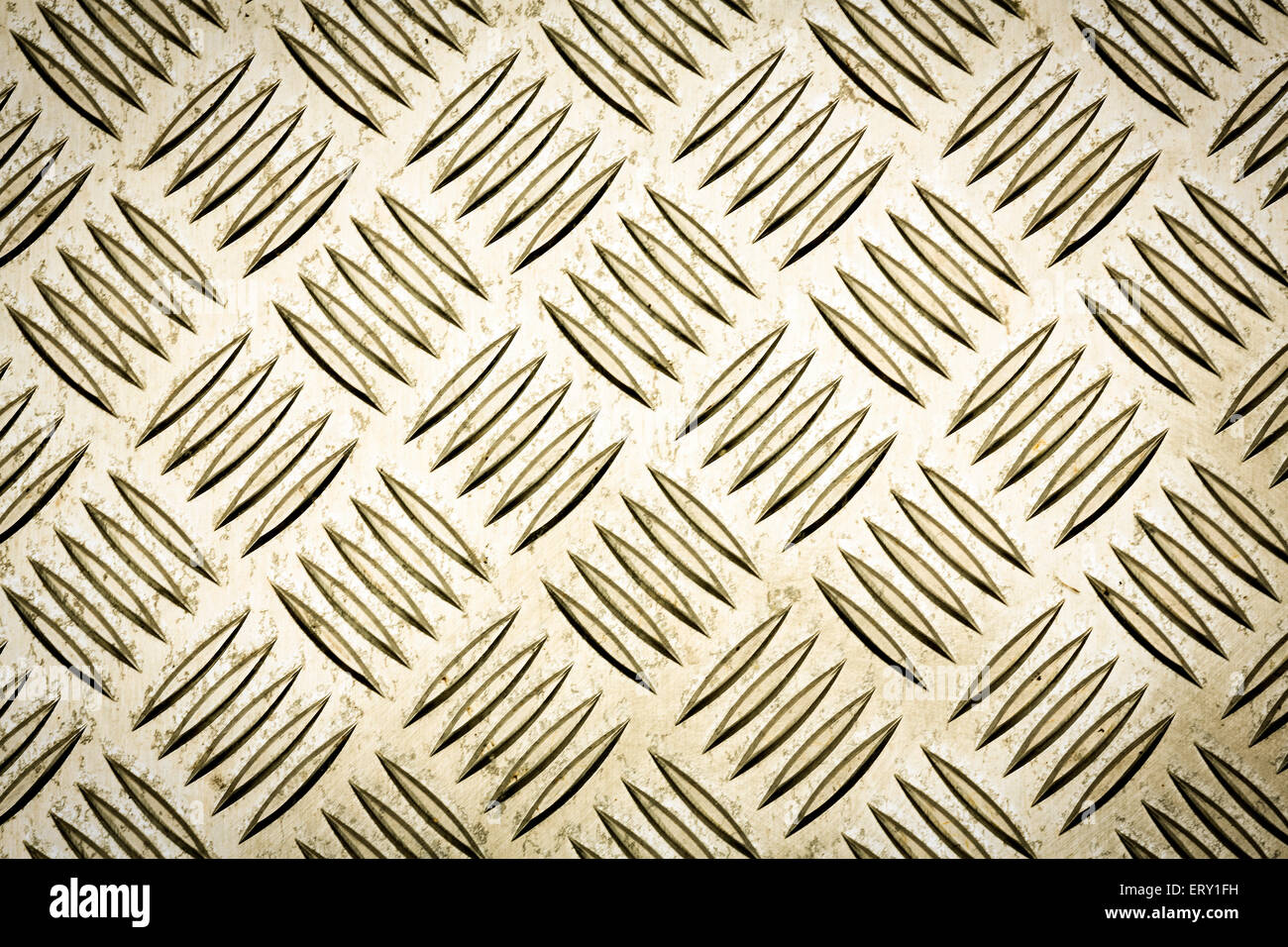 Gold colored diamond plate, checker plate, tread plate, cross hatch kick plate and Durbar floor