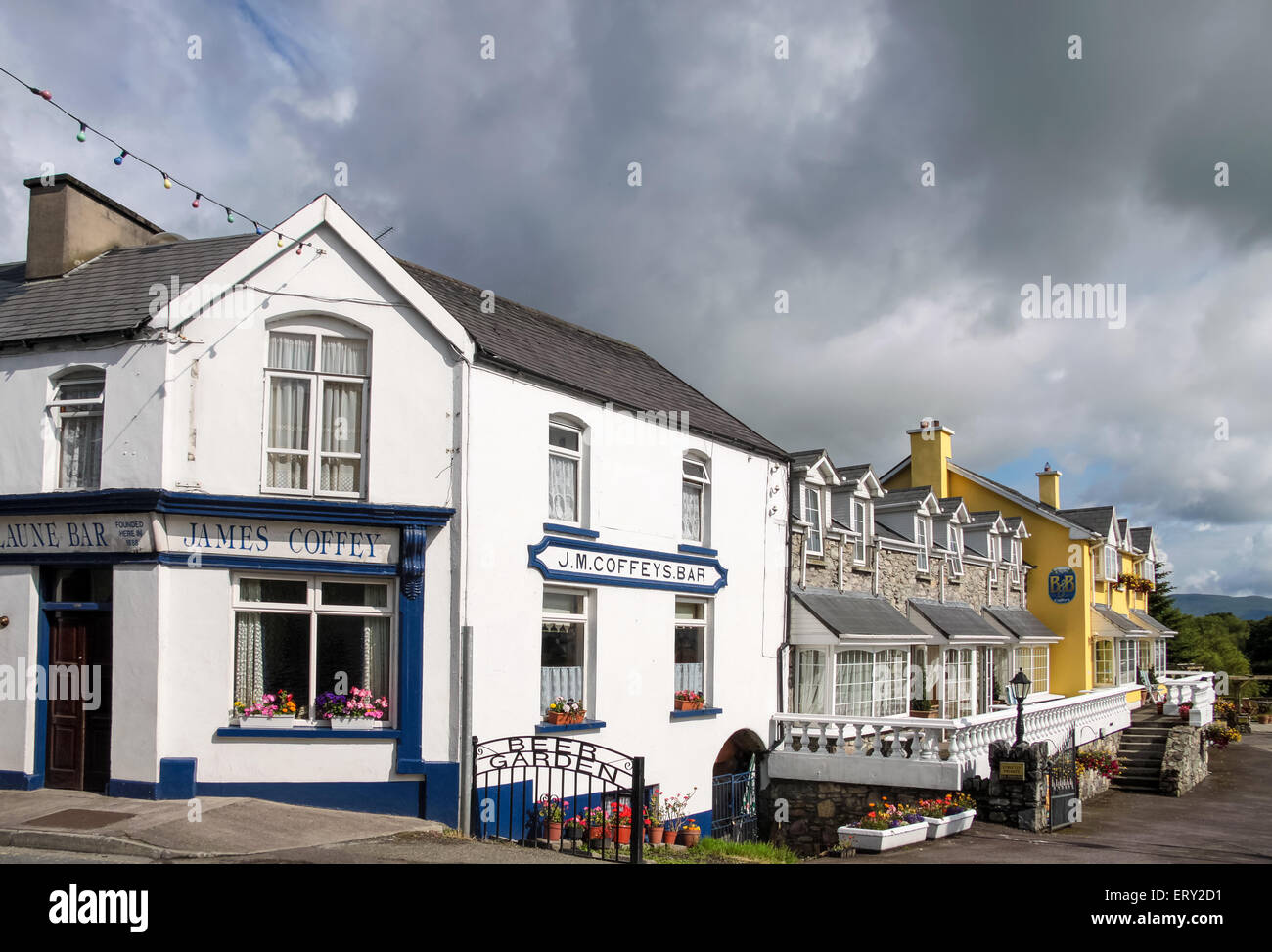 Traditional pub in Killorglin, County Kerry, Ireland Stock Photo