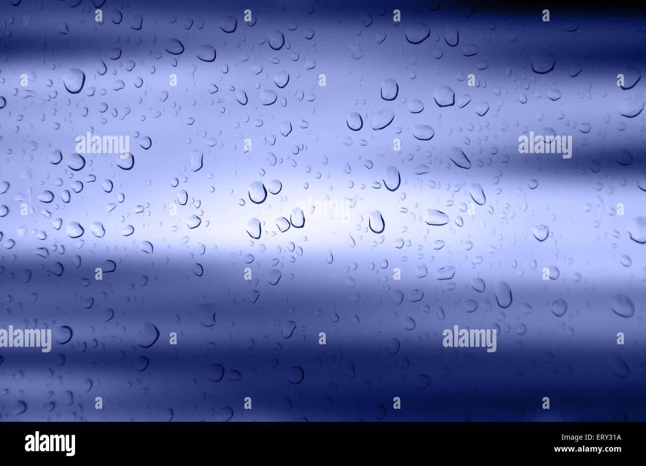 abstract blue color background with drop water Stock Photo - Alamy