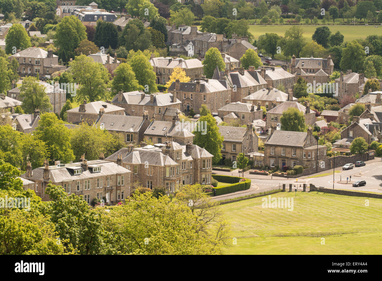Victorian and Edwardian houses in the King's Park area of Stirling