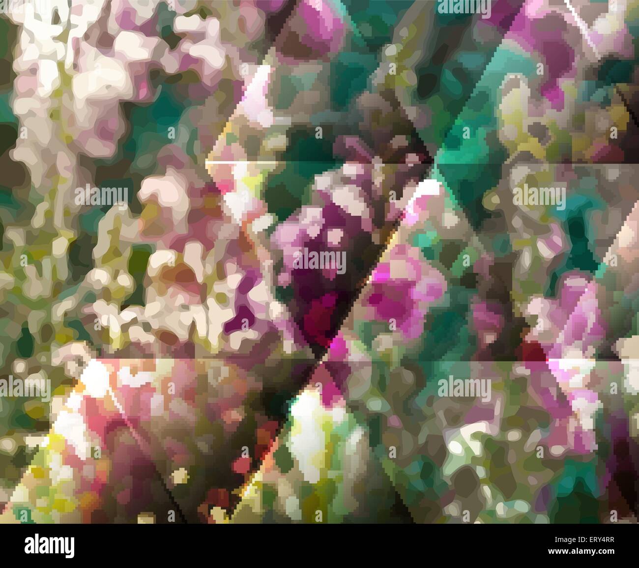 Abstract flower painting Stock Vector Image & Art - Alamy