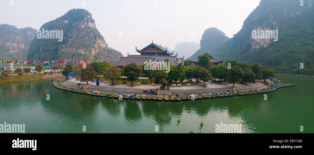 Trang An eco-tourist complex site Stock Photo