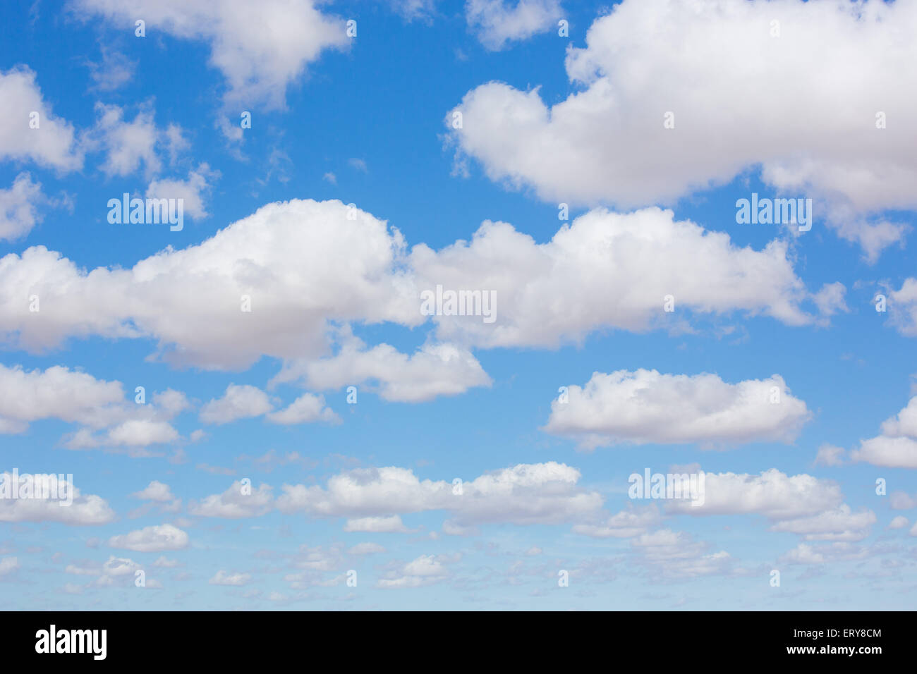 Blue sky and clouds, Australia Stock Photo