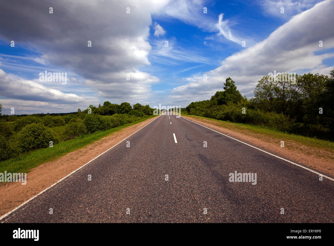 the asphalted road Stock Photo - Alamy
