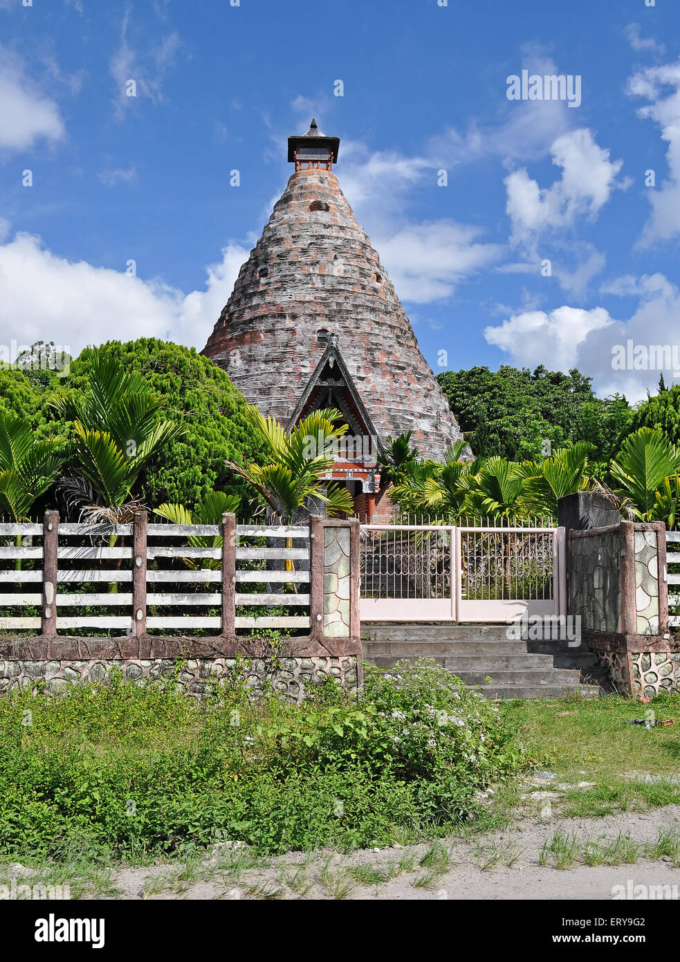 The Batak traditional tomb. Samosir. Indonesia Stock Photo