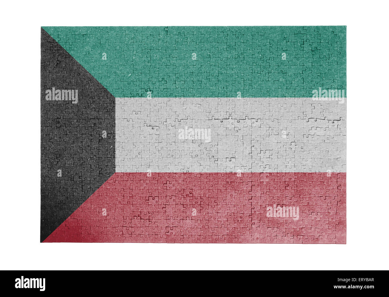 Large jigsaw puzzle of 1000 pieces flag Kuwait Stock Photo Alamy