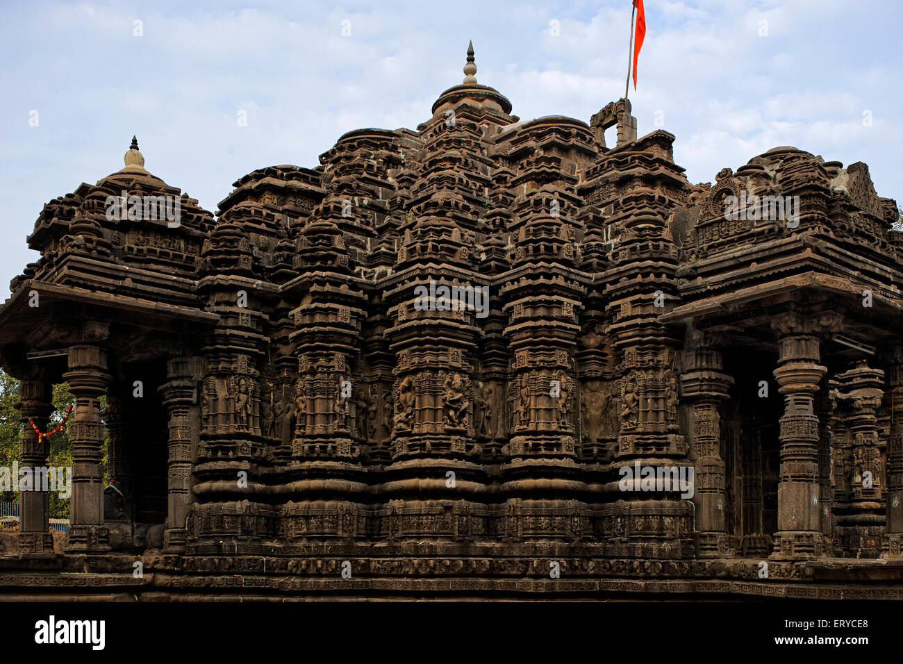 Shiva Temple ; Shiv Mandir , Ambreshwar Shiva Temple , Puratana Shivalaya , Hindu temple , Ambarnath , Ambernath , Ulhasnagar , Maharashtra ; India Stock Photo