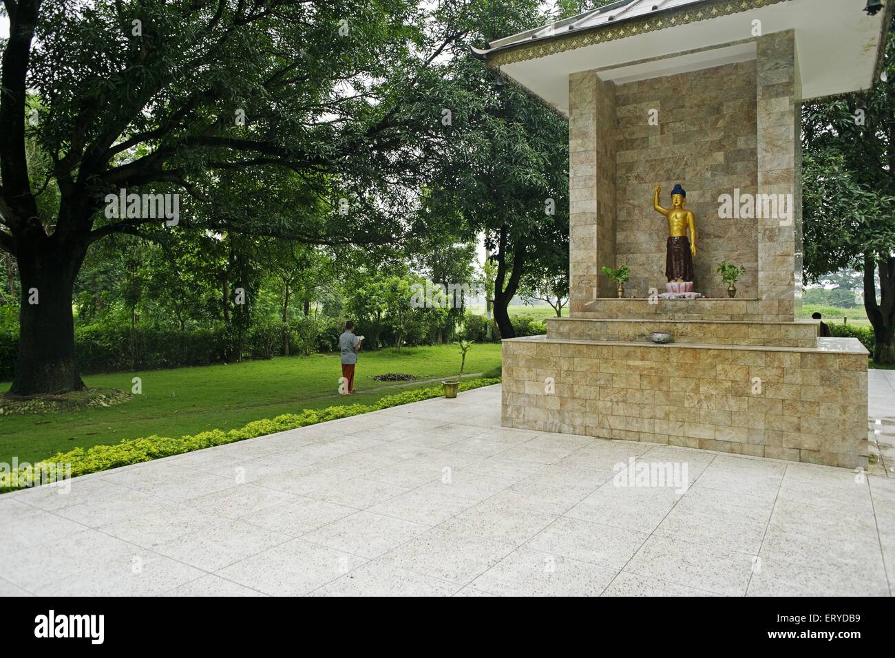 Rama Grama Sakyamunybuddha ; UNESCO World Heritage lord Buddha's birthplace at Lumbini ; Nepal Stock Photo