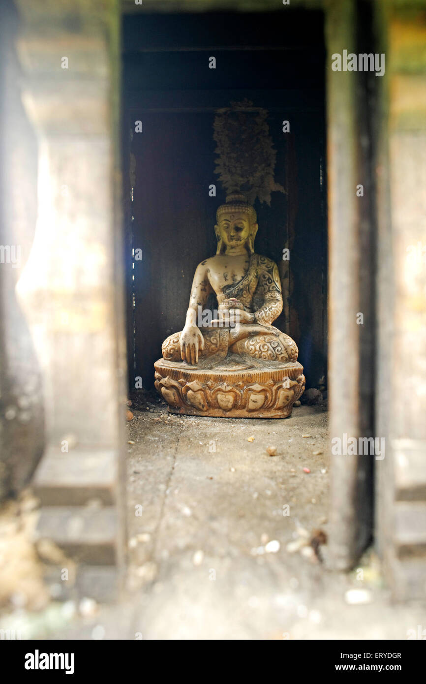 Statue ; UNESCO World Heritage Gautam Buddha's birthplace ; site monastery Suddhodana father