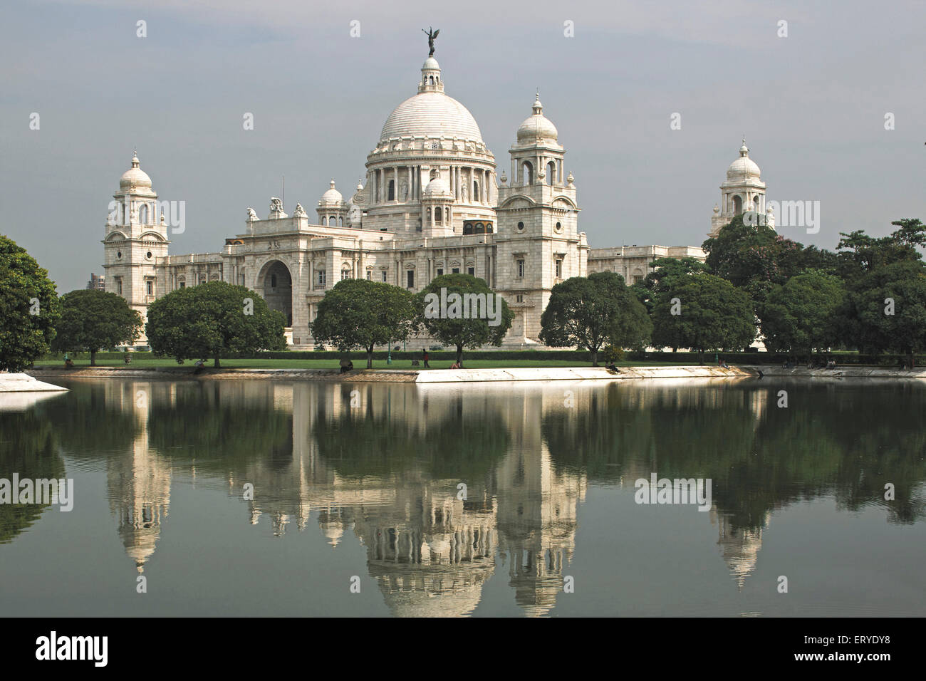 Victoria Memorial Hall ; Calcutta Kolkata ; West Bengal ; India Stock Photo