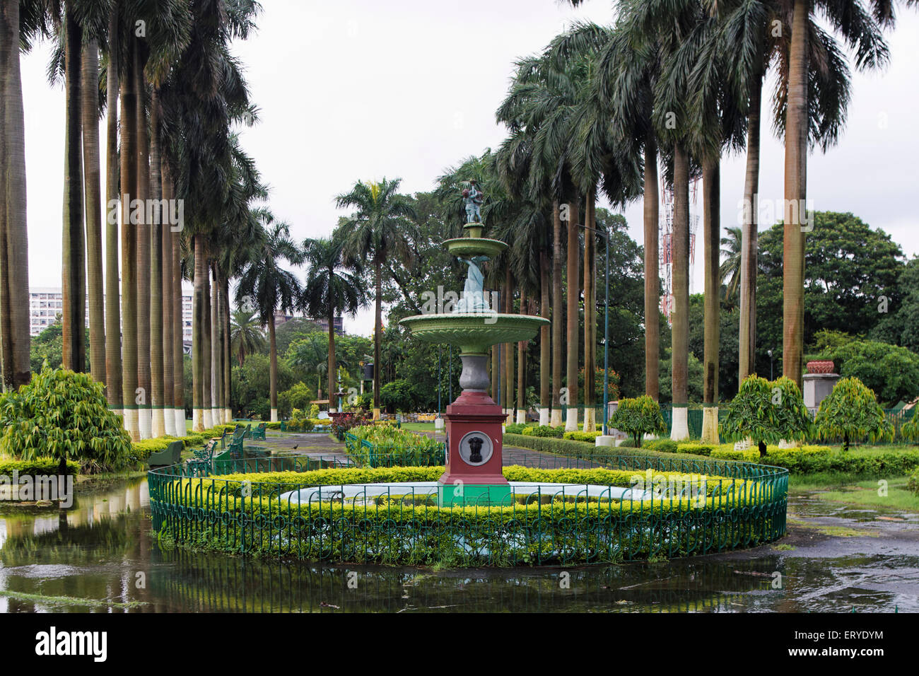 aad 159747 - Fountain Eden Gardens Calcutta Kolkata West Bengal India Stock Photo