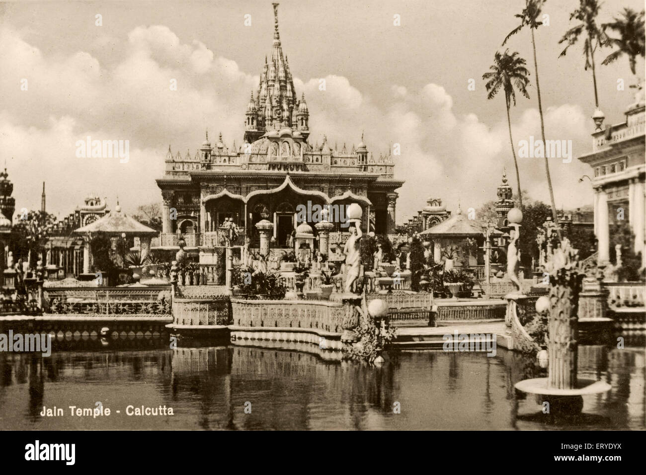 Old vintage 1900s Jain Temple Calcutta Kolkata West Bengal India ...