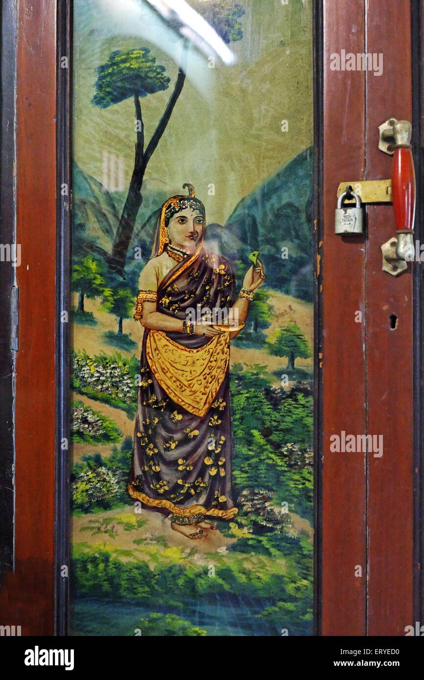 Door glass painting deals