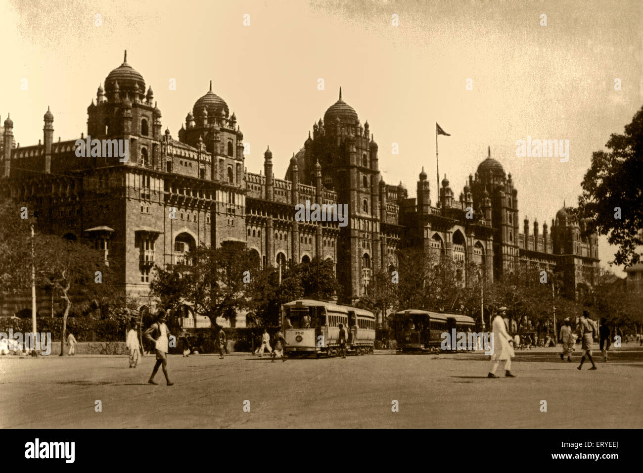 aad 160904 - Old vintage 1900s GPO General Post Office Bombay Mumbai Maharashtra India Stock Photo