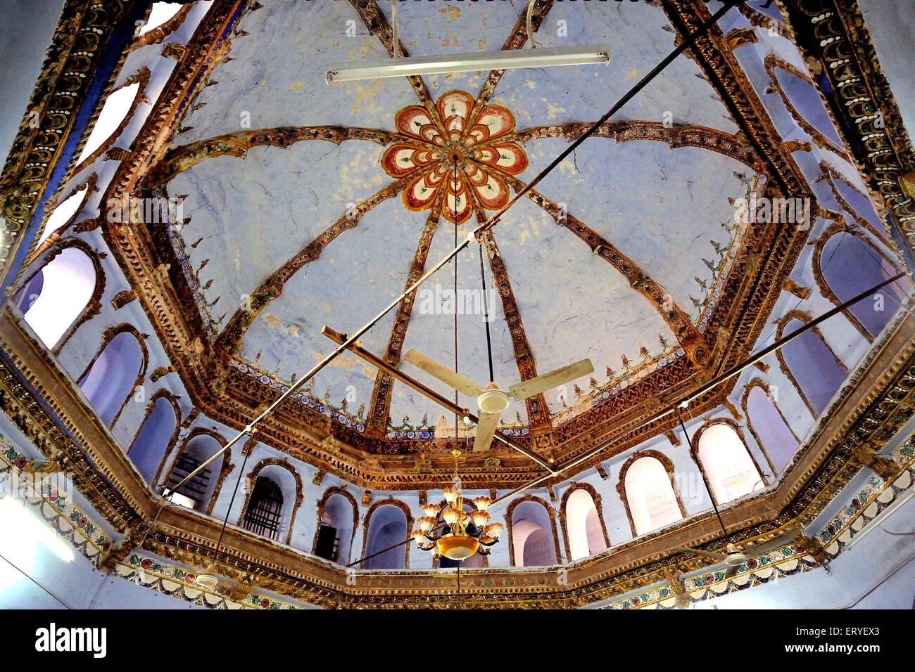 Audience hall of rani mangammal now government museum town hall ; Trichy Tiruchchirappalli ; Tamil Nadu ; India Stock Photo