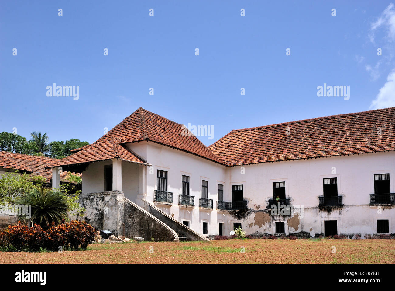 Archipiscopal palace ;  Ella , Velha , Goa ; India , asia Stock Photo