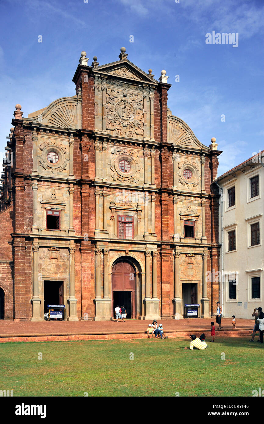 aad 163976 - Basilica Of Bom Jesus Old Goa India Stock Photo