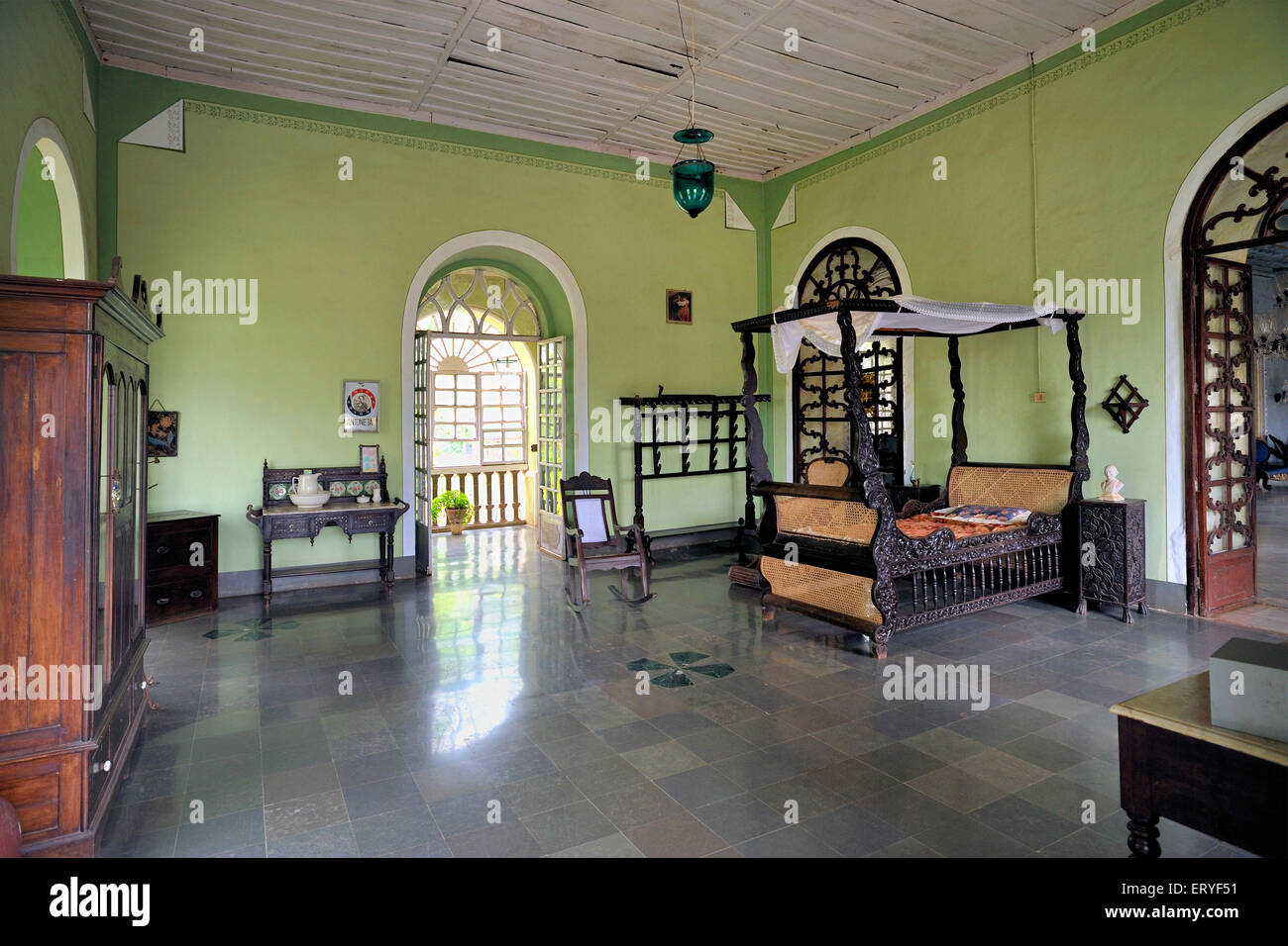 Old Braganza house ; Chandor near  Margao ; South Goa ; Goa ; India Stock Photo