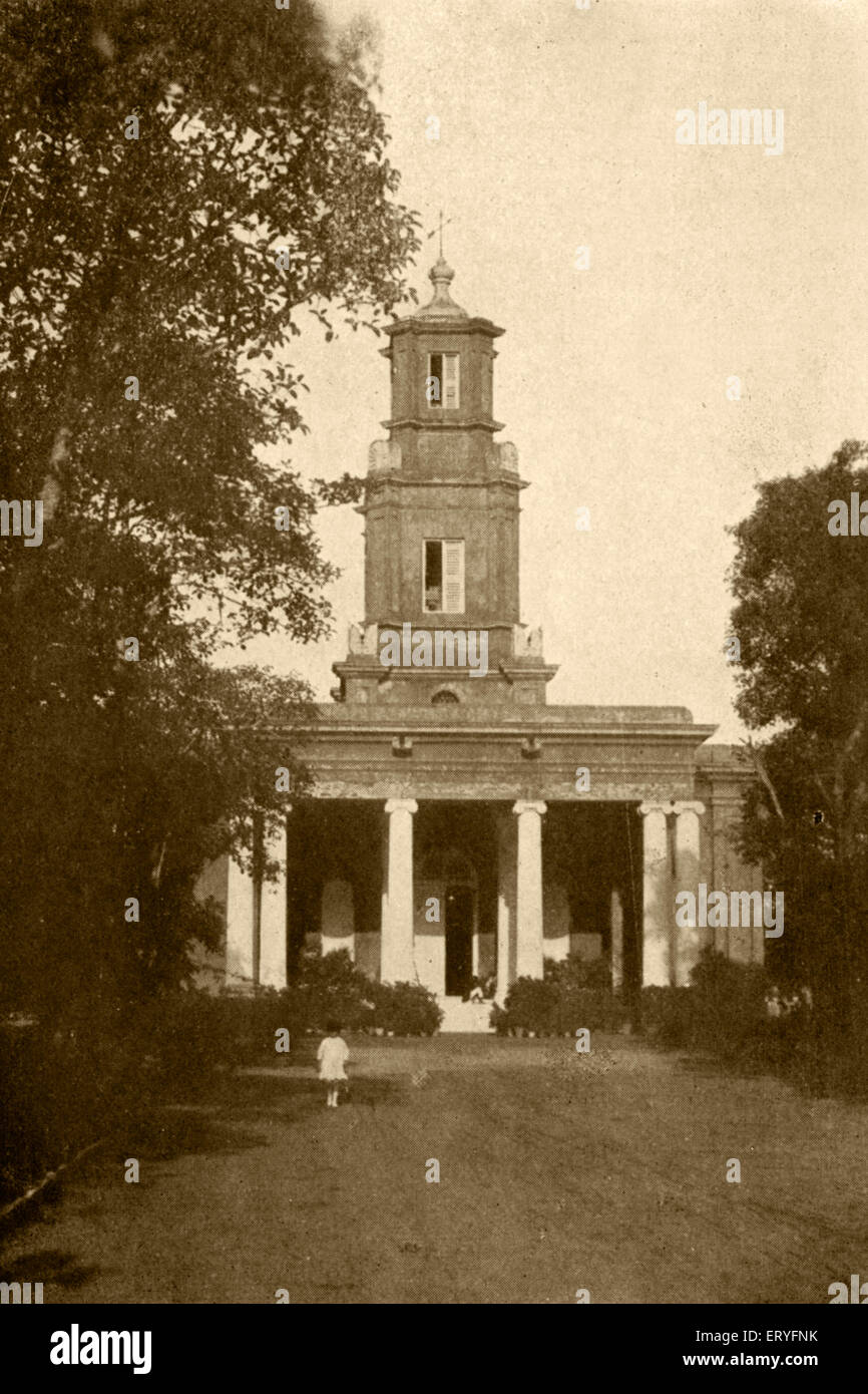 Old vintage 1900s holy trinity church ; Bangalore ; Karnataka ; India Stock Photo