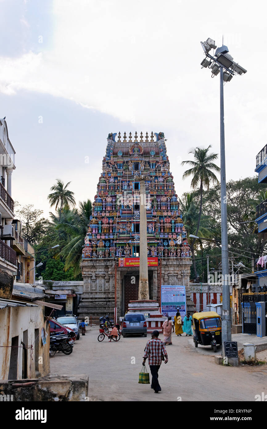 aad 170499 - Someshwara Temple Halasuru Ulsoor Bangalore Karnataka India Stock Photo