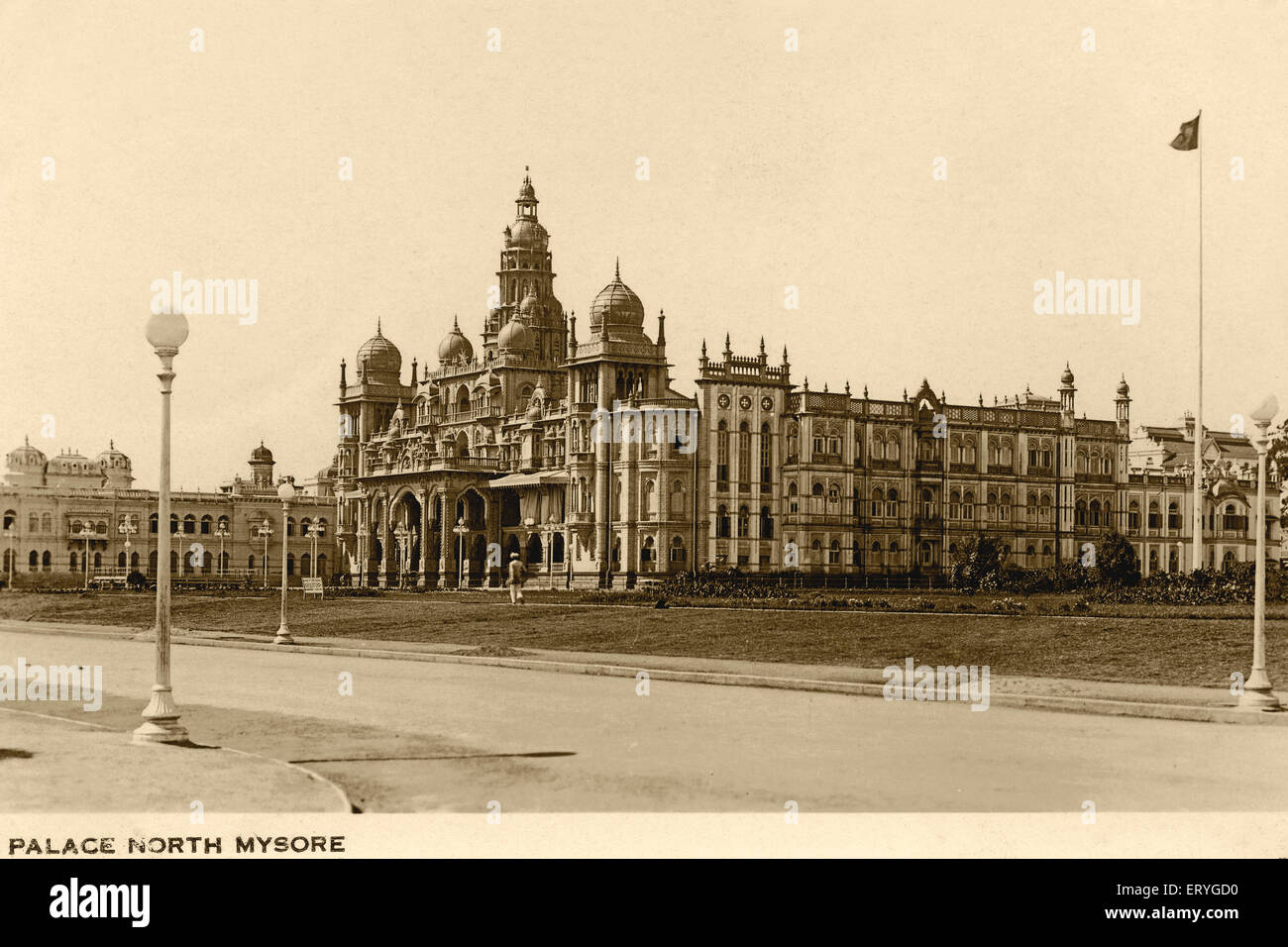 Mysore palace black and white hires stock photography and images Alamy