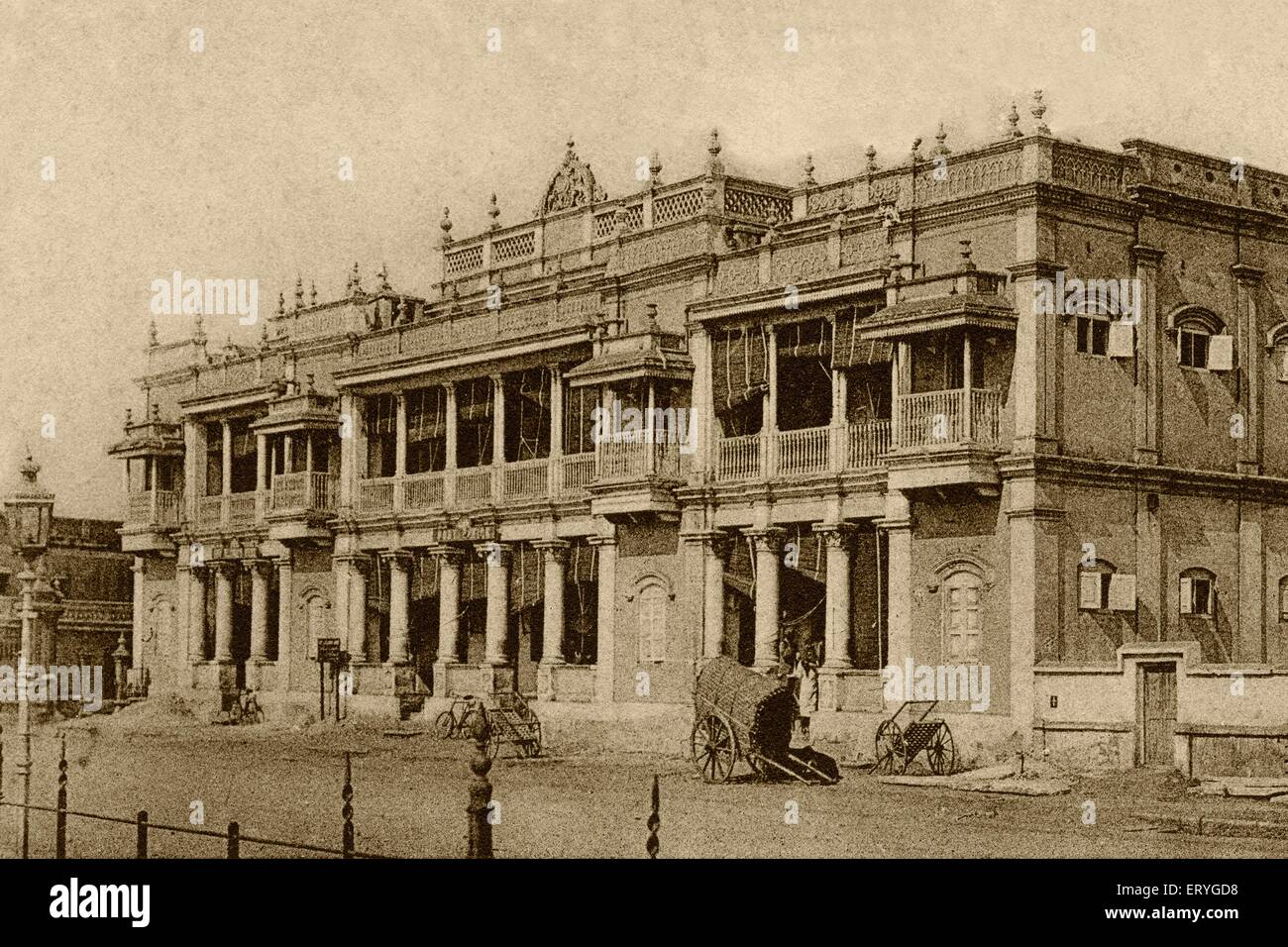 Old Post and Telegraph Office , old vintage antique 1900s photo , Mysore , Mysuru , Karnataka , India , Asia , Asian , Indian Stock Photo