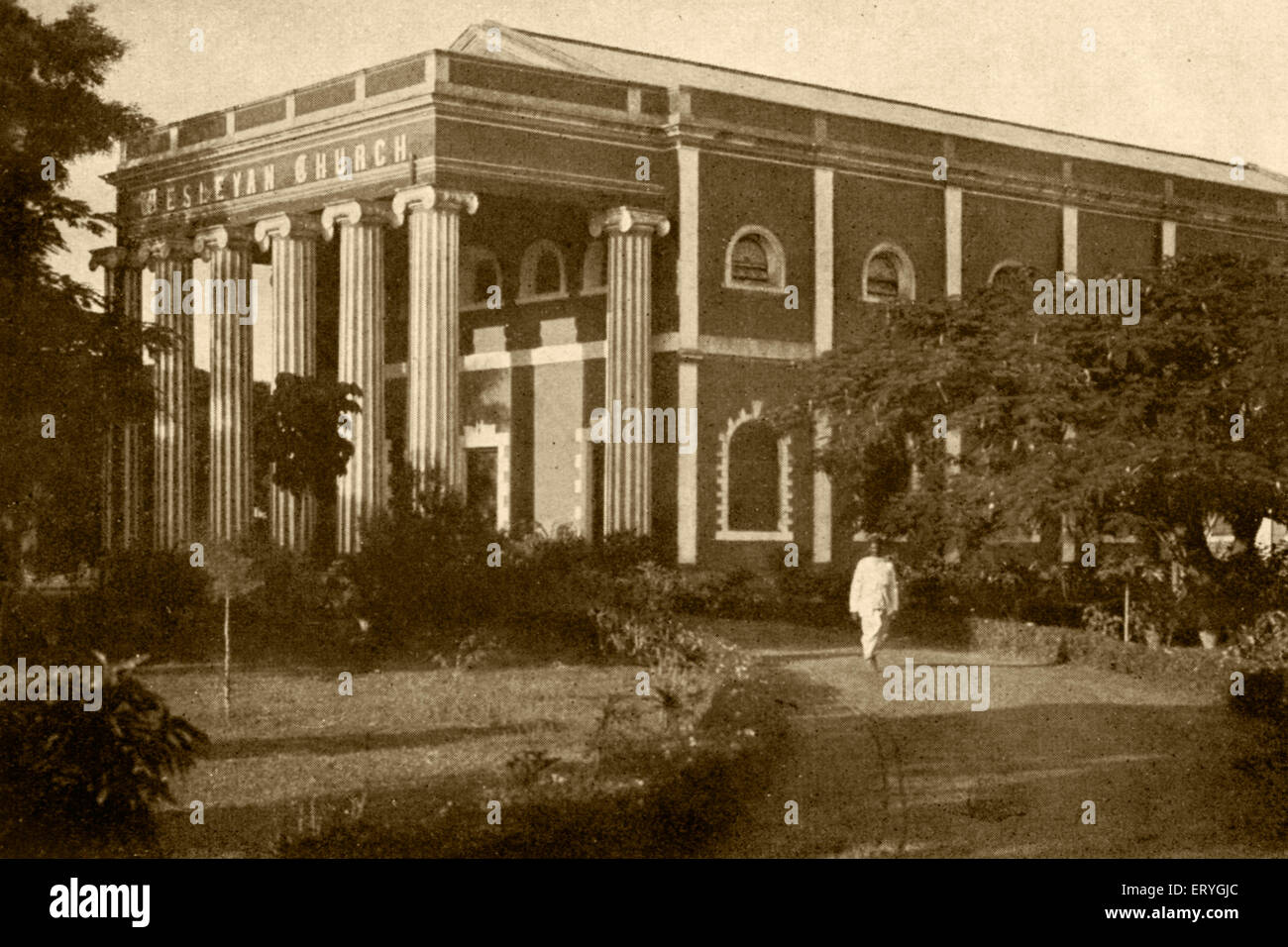 Wesleyan Church, Wesleyan Methodist Church ; Wesleyan Holiness Church ; Bangalore ; Karnataka ; India ; Asia ; old vintage 1900s picture Stock Photo