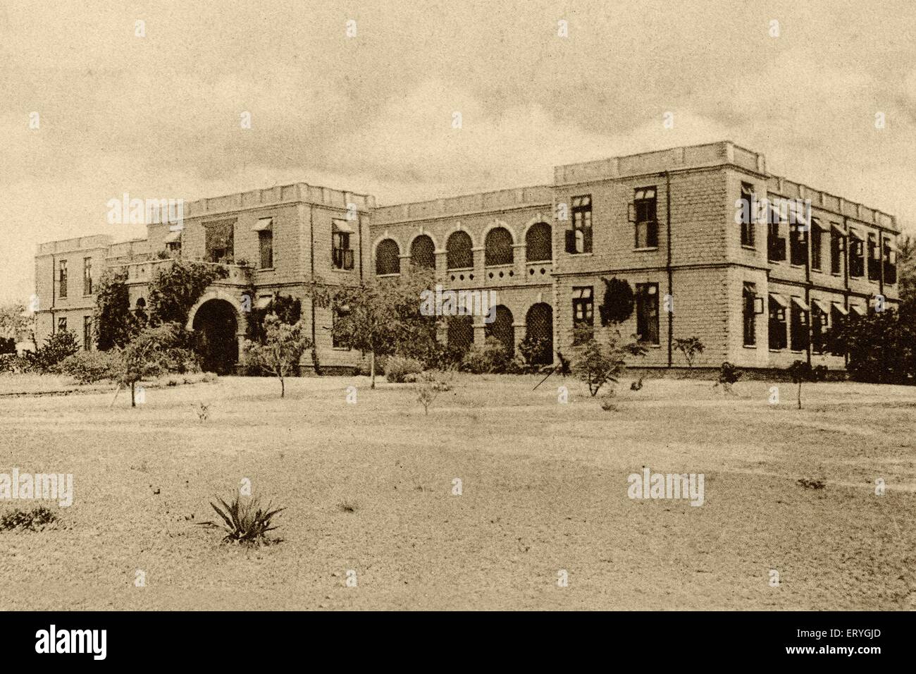 Zanana Mission Hospital ; old vintage antique 1900s photo , Bangalore ; Bengaluru , Karnataka ; India , Asia Stock Photo
