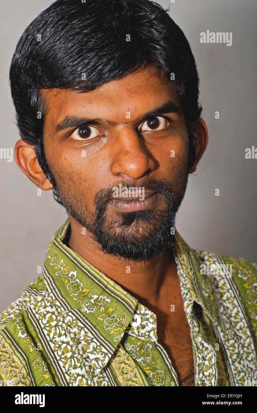 Indian boy portrait with goatee , India , Asia , MR767 Stock Photo Alamy