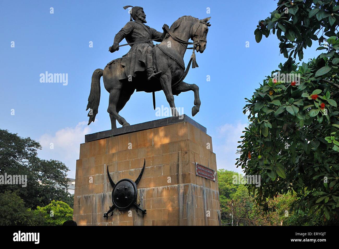 Statue of Chhatrapati Shivaji Maharaj , Bombay Mumbai , Maharashtra