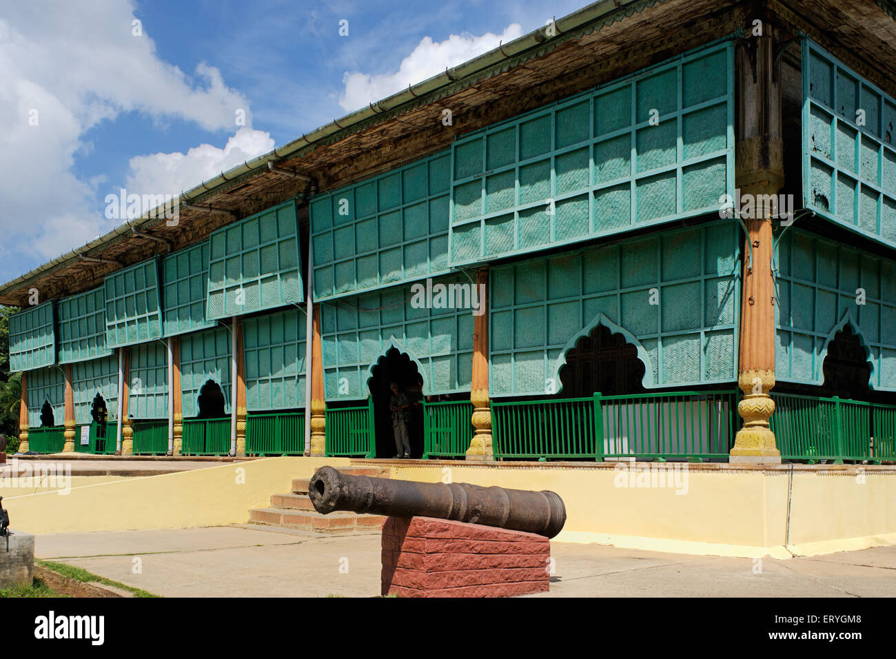 Daria Daulat bagh tipu sultan summer palace ; Srirangapatna ; Mysore ; Karnataka ; India Stock Photo