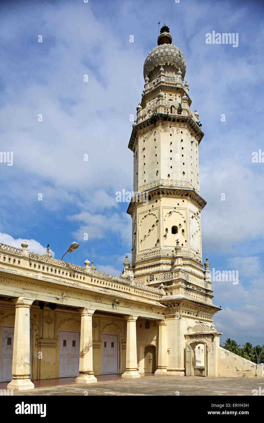 Masjid e ala or jama masjid ; Srirangapatnam ; Mysore ; Karnataka ; India Stock Photo