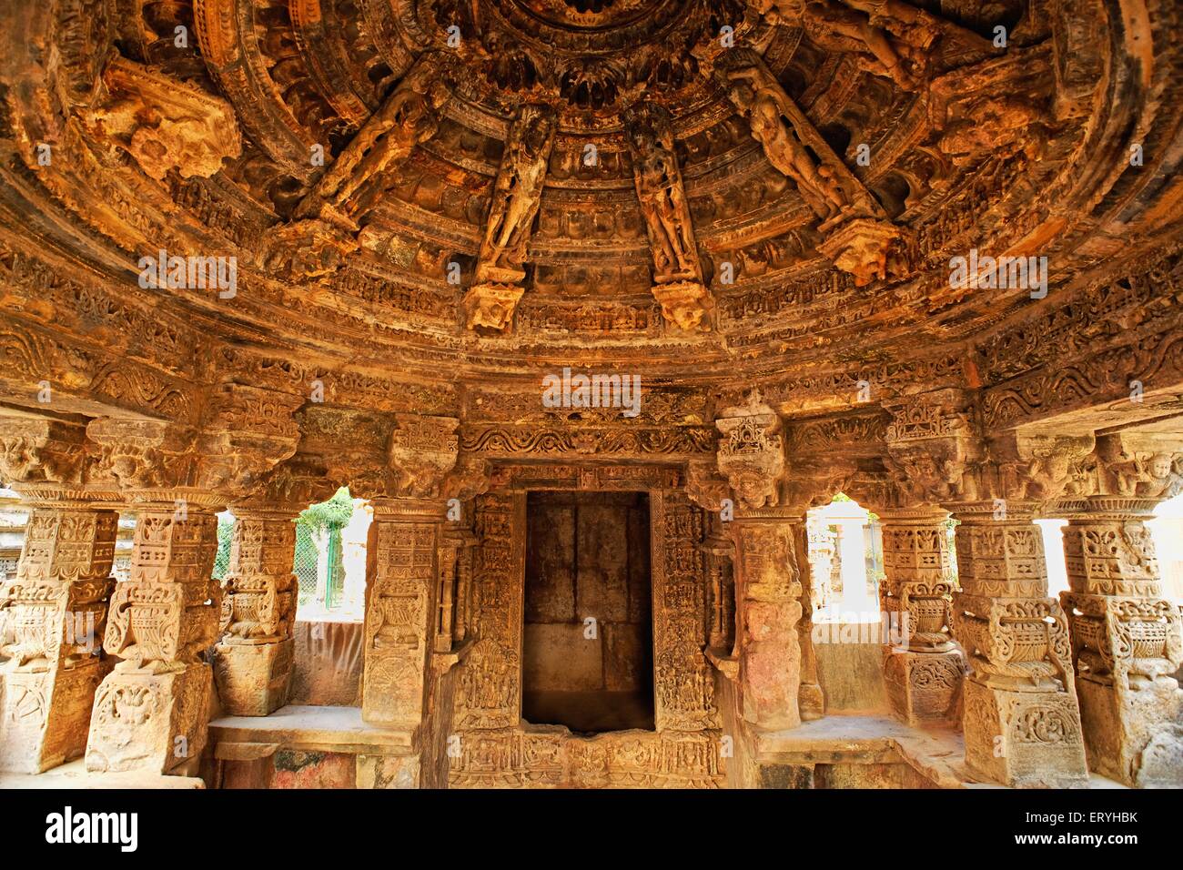 Old temple of lord shiva ; Sander ; Patan ; Gujarat ; India Stock Photo