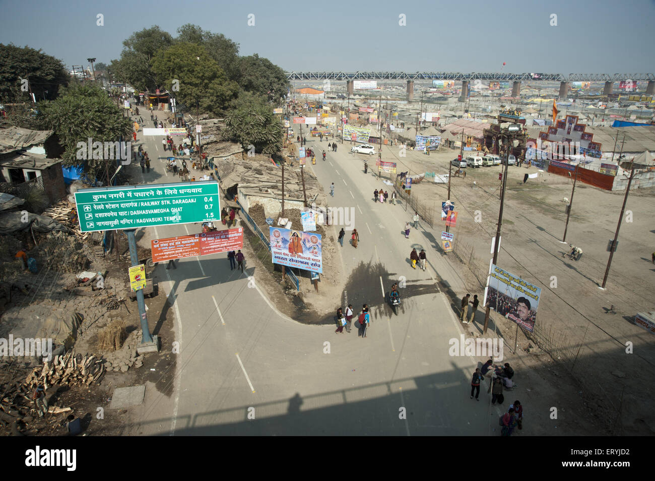 kumbha mela at allahabad uttar pradesh India Stock Photo