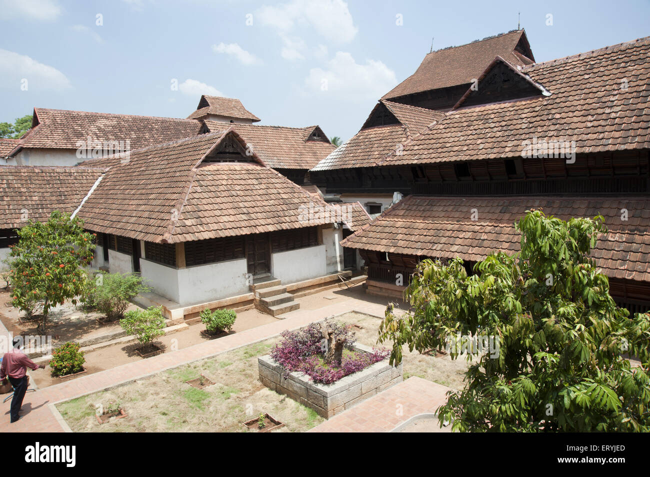 Padmanabhapuram Palace at kerala India Stock Photo