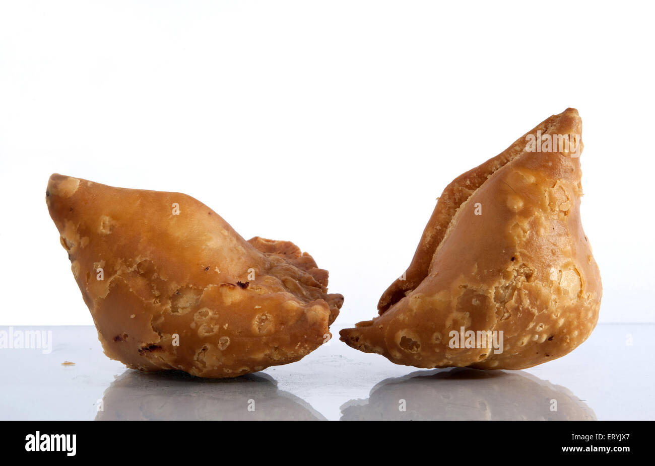 Indian local snack food samosa Stock Photo - Alamy