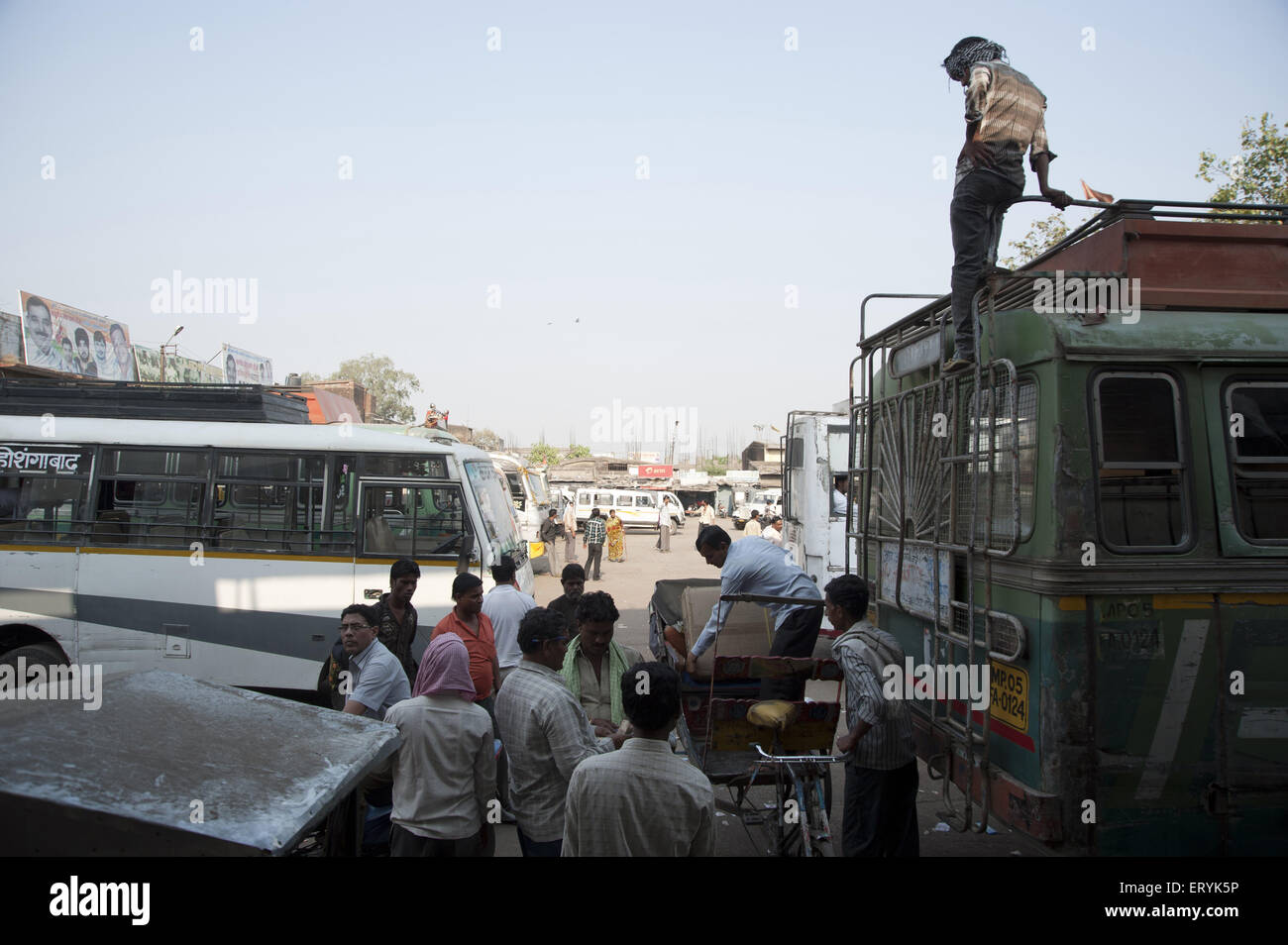 itarsi bus stand madhya pradesh India Stock Photo