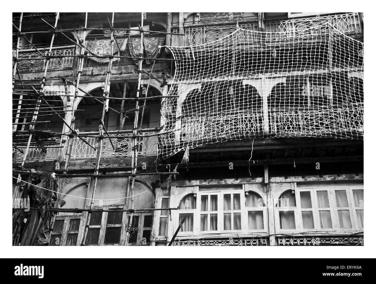 Building renovation Mahatma Jyotirao Phule in mumbai at maharashtra India Stock Photo