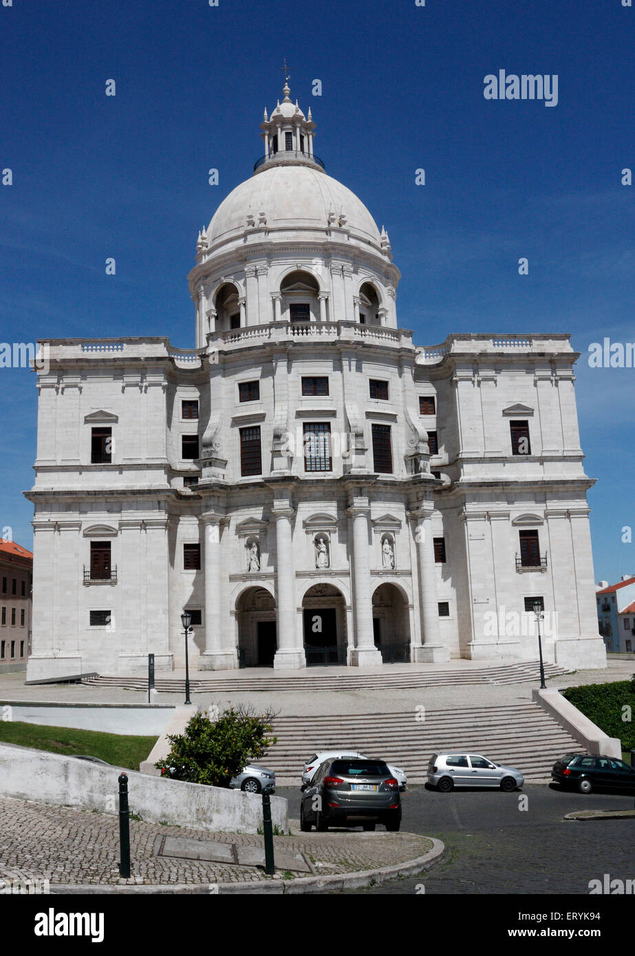 Panteao Nacional de Santa Engracia in Lisbon Stock Photo