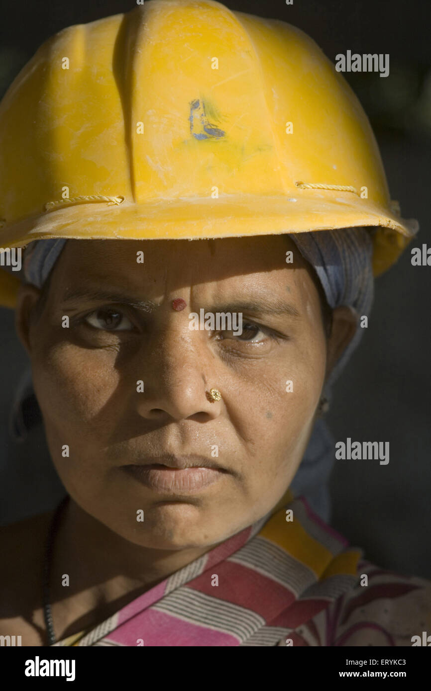 Mill factory woman worker India MR#707 F1 Stock Photo