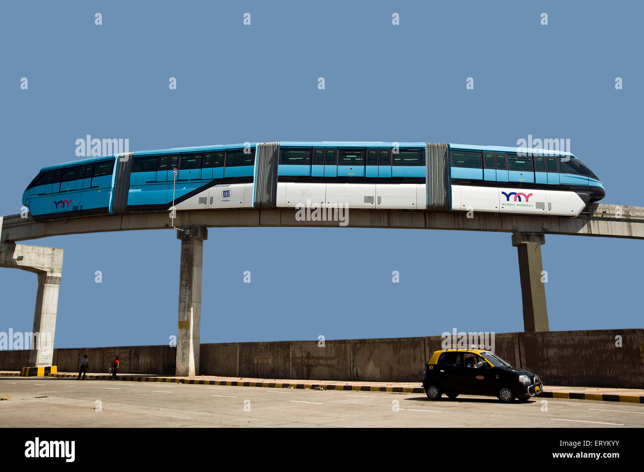 monorail mumbai Maharashtra India Asia Stock Photo Alamy