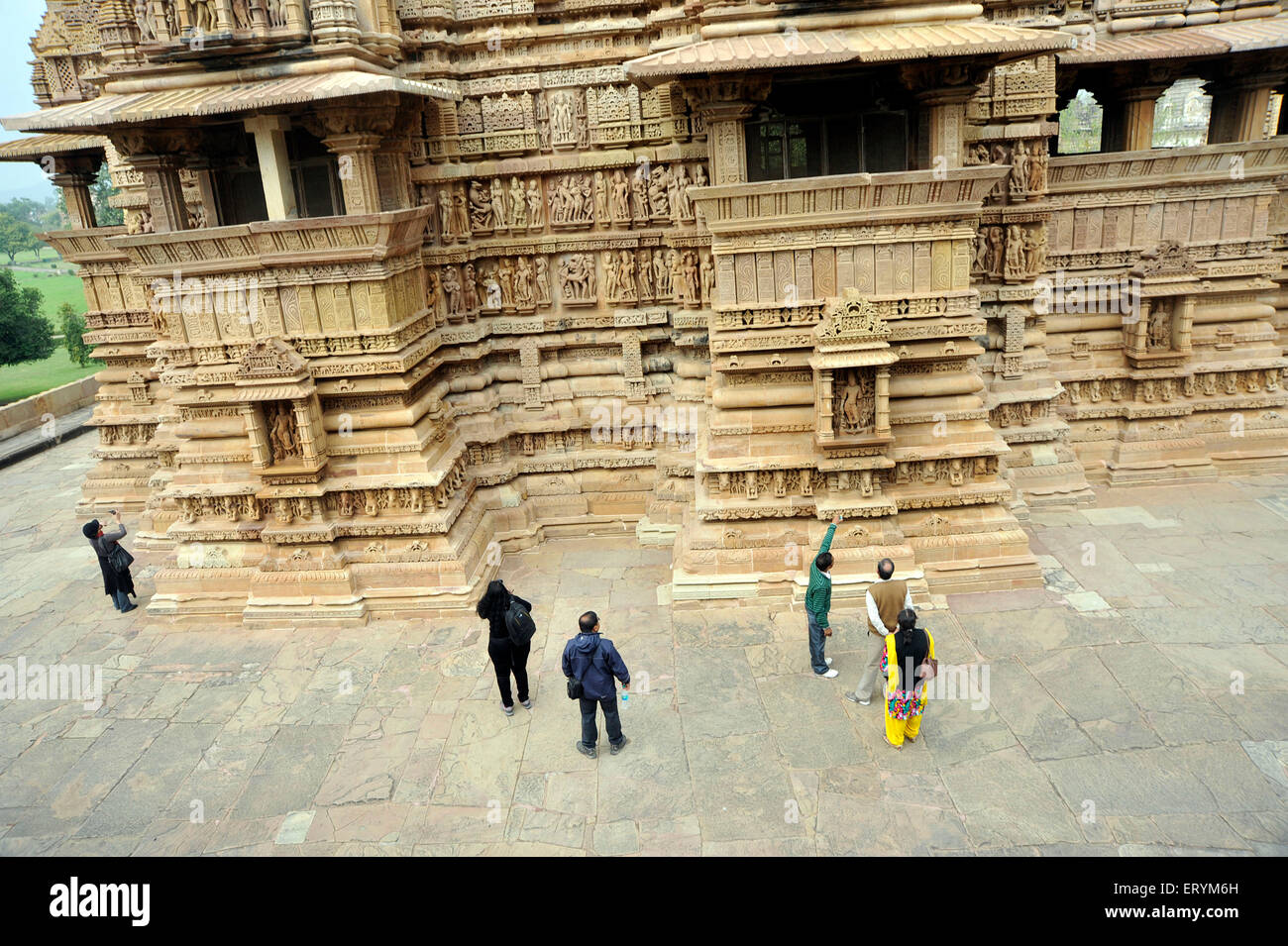 Lakshman temple Khajuraho Madhya Pradesh India Asia Stock Photo
