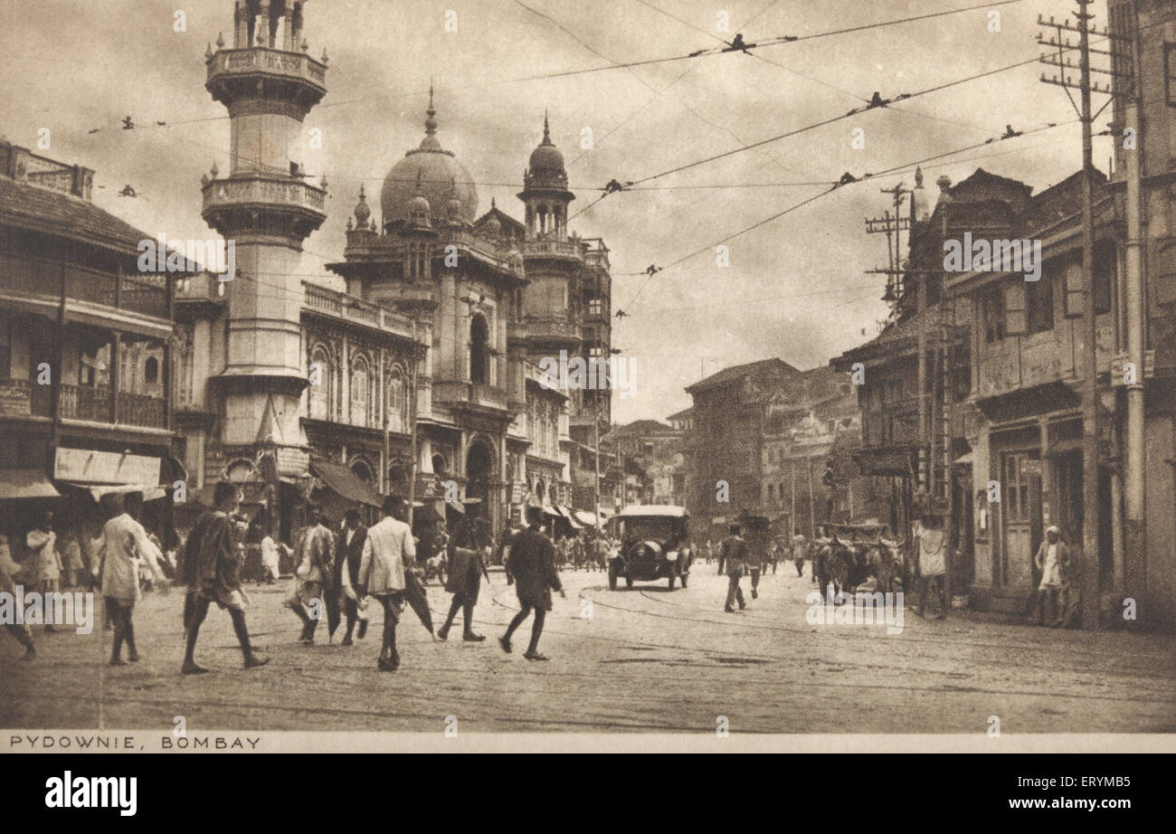 Pydhonie Old Bombay Mumbai Maharashtra Stock Photos & Pydhonie Old