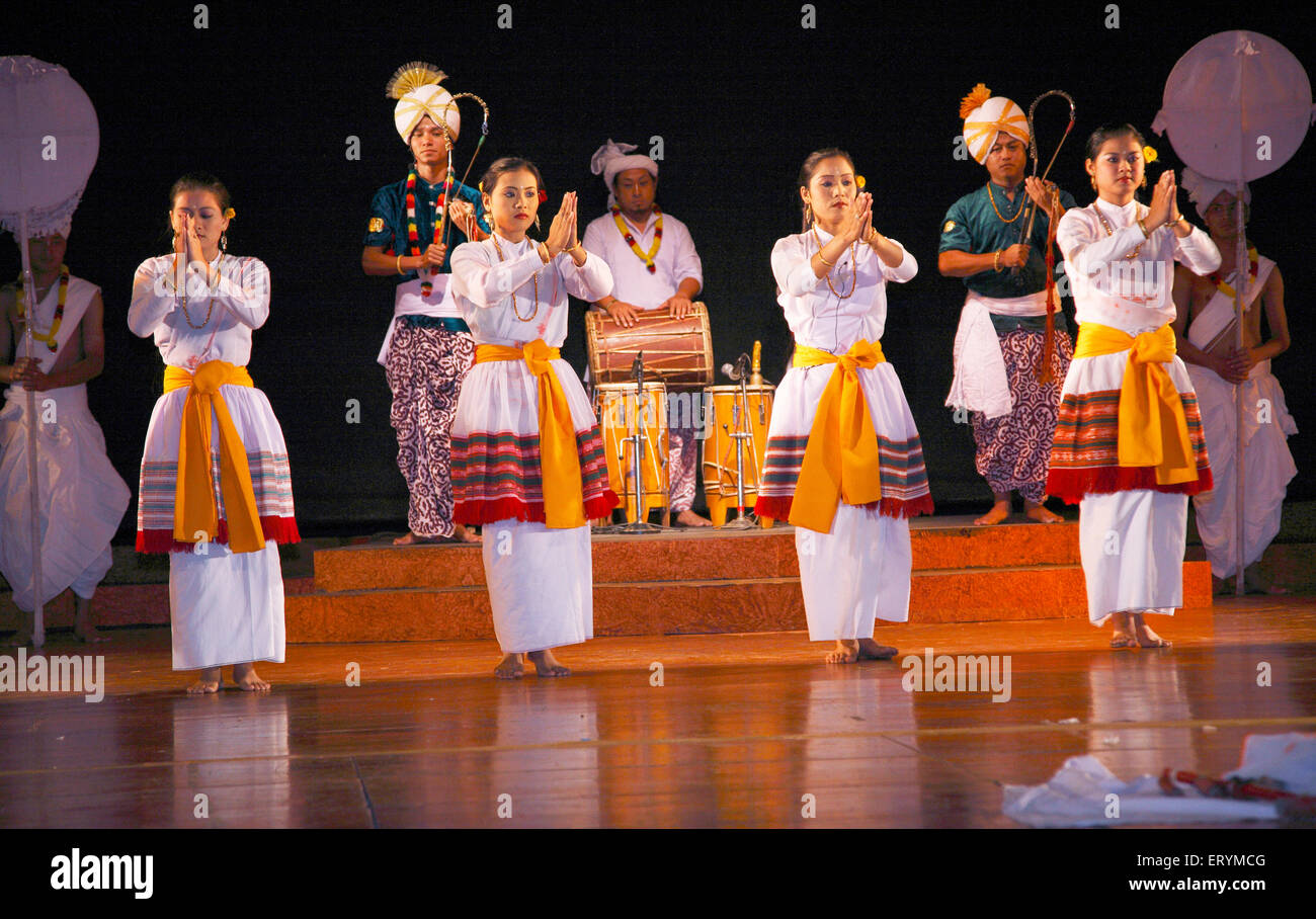 Lai Haroba dance of Manipur ; India NO MR Stock Photo