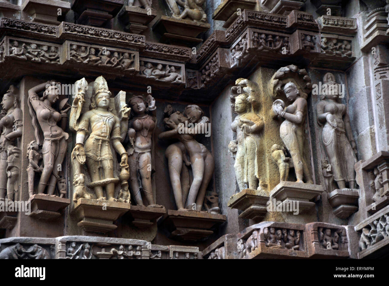 Khajuraho temple sculptures hires stock photography and images Alamy