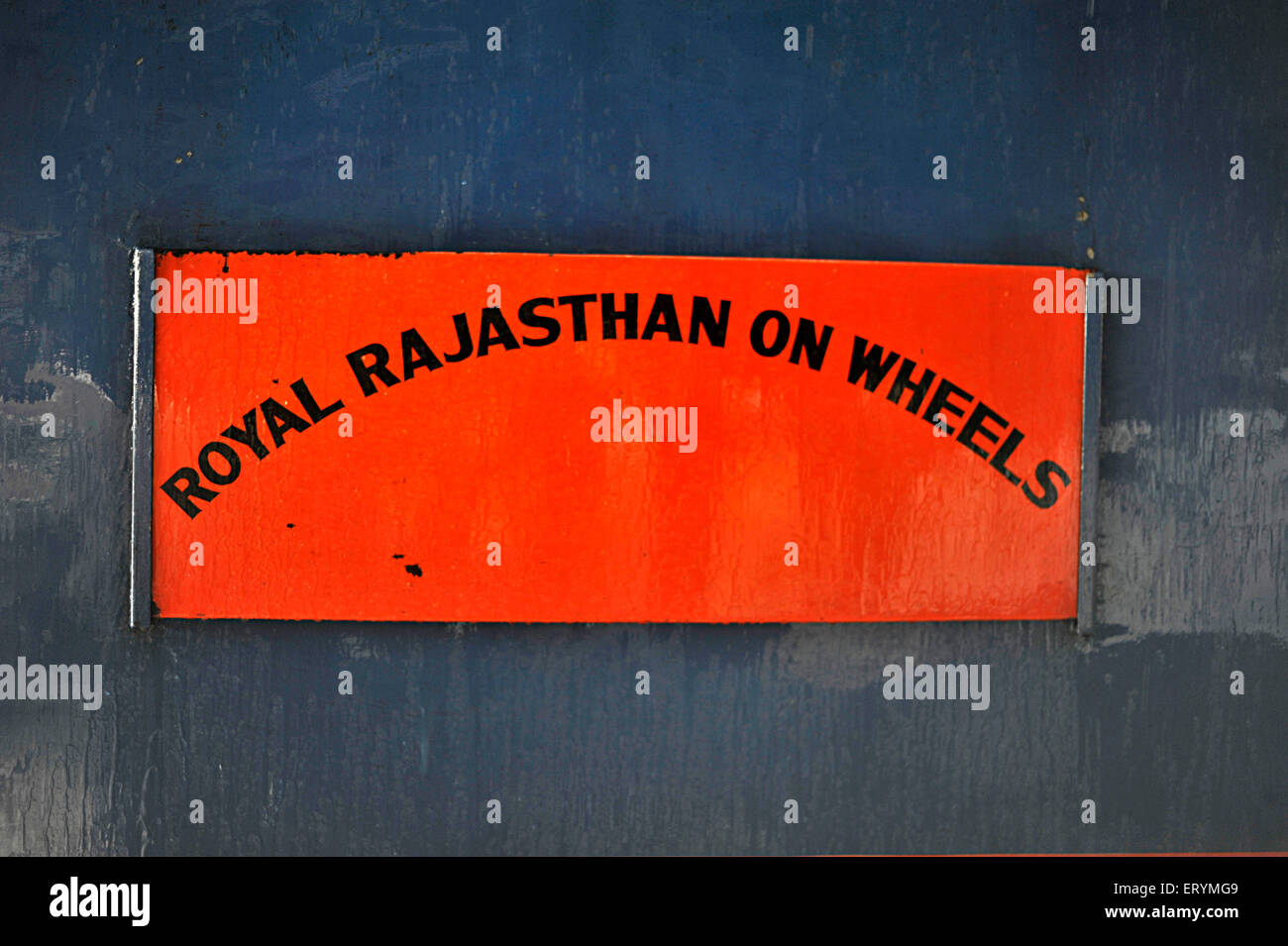 Royal Rajasthan on Wheels train India Asia Stock Photo