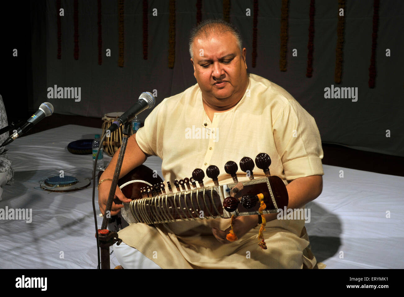 Classical Indian Musician Sitar Player Ustad Shujaat Khan Mumbai